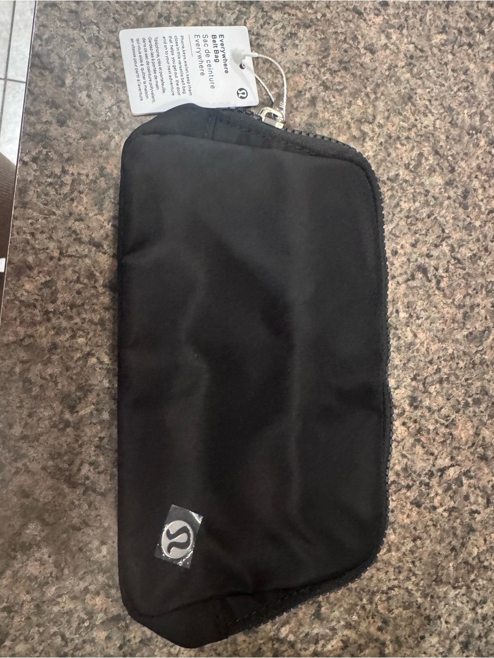lululemon athletica Black Zip Pouch